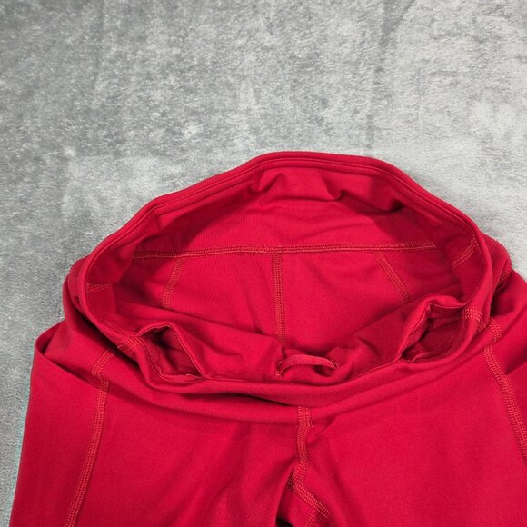 Lululemon Pace Rival Crop Womens 4 Dark Red 22" Inseam W6AXMS - Picture 6 of 12